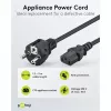 Goobay IEC kábel 5 m čierny sieťová vidlica typ F IEC C13 H05VV-F3G