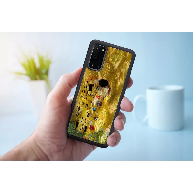 Ochranné puzdro iKins pre Samsung Galaxy S20, čierne, tenké TPU puzdro