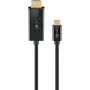 Goobay USB-C na HDMI kábel 4K pri 60 Hz 2 m čierny – konektor samec > HDMI (75697)