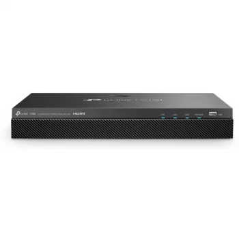 Sieťový videorekordér TP-Link VIGI NVR2008H-8MP-2TB — 8-kanálový, 4K (3840×2160), 2 TB SATA HDD, 9× RJ-45, čierny