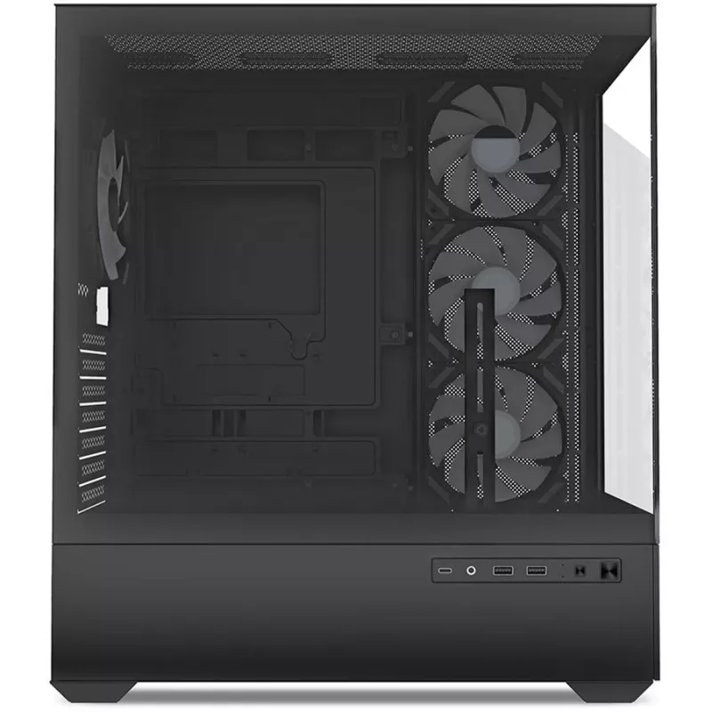 PC skriňa Sharkoon AK6 RGB, ATX, čierna