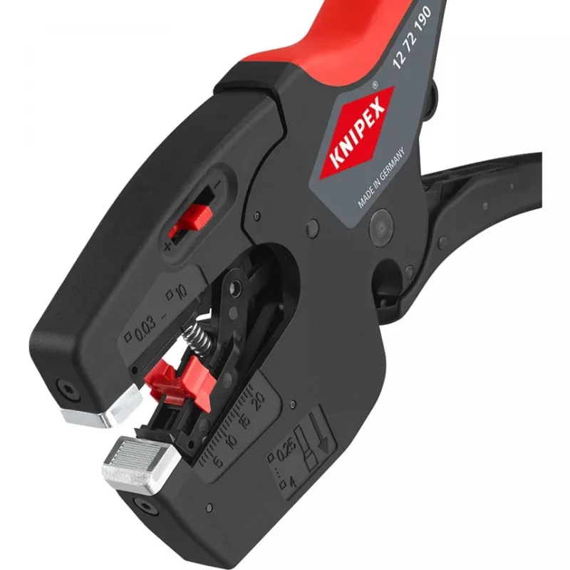 Knipex elektrikárske multitool NexStrip 12 72 190 SB – odizolovacie a krimpovacie náradie