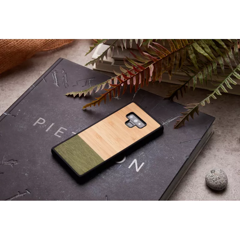 Puzdro na smartphone man and wood pre Samsung Galaxy Note 9 — bambusový les čierna