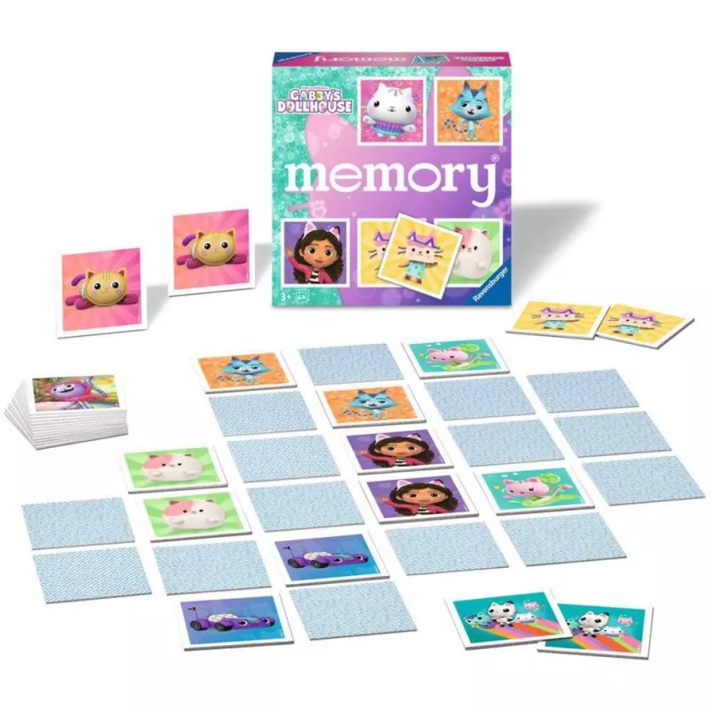 memory – Gabby's Dollhouse, hra memory