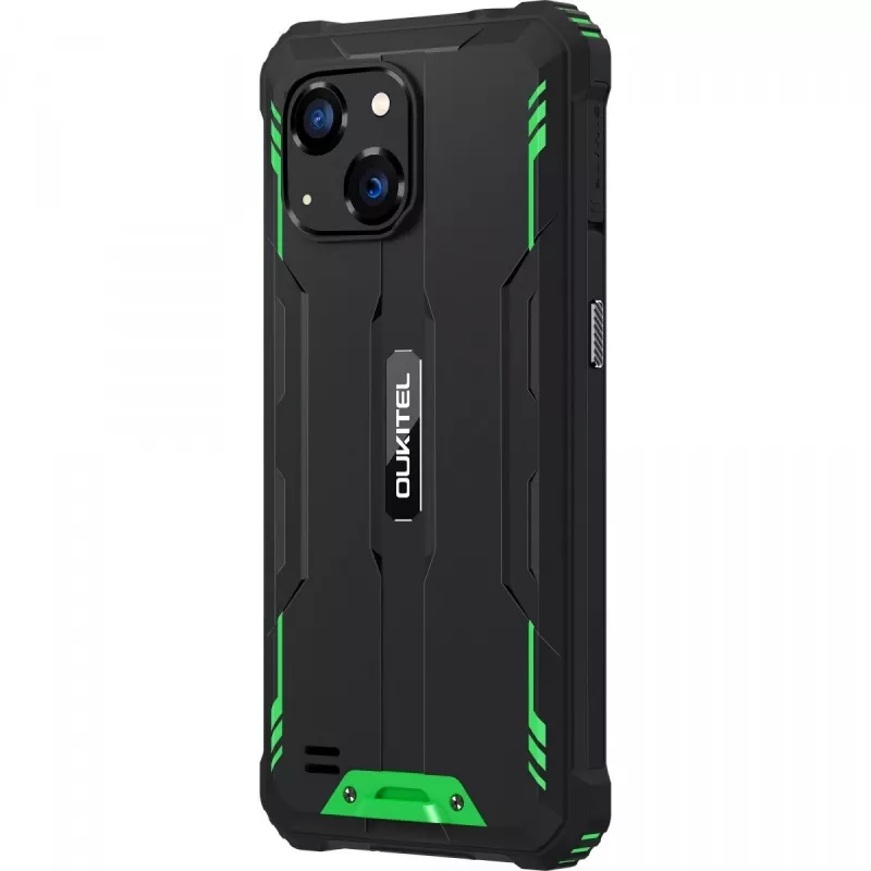 Oukitel G2 4G smartfón, 6 palcov, 4/64 GB, 6300 mAh, IP69K, Dual SIM, Android 14, zelený (bez nabíjačky)