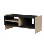 Cama PORTO lavica/stolík 100x50x46 dub/čierna