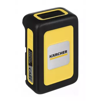 Sada batérie a nabíjačky Kärcher Power 18 V 2,5 Ah, 1 batéria, 1 nabíjačka, žltá