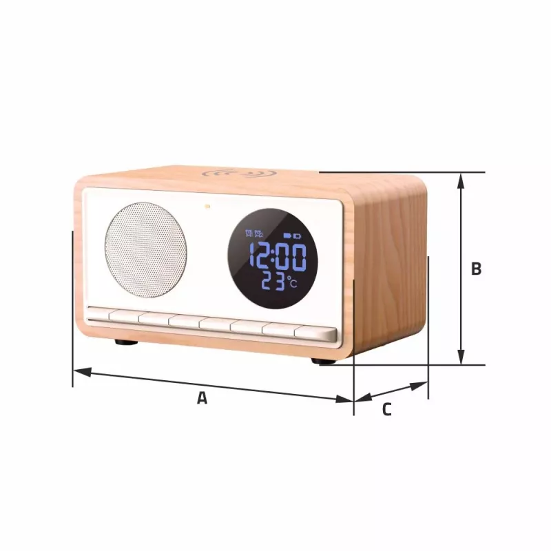 Manta RDI912W Rimini rádiobudík, biely