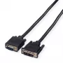 VALUE DVI-VGA kábel, DVI (12+5) samec - VGA samec 2,0m (11.99.5420)