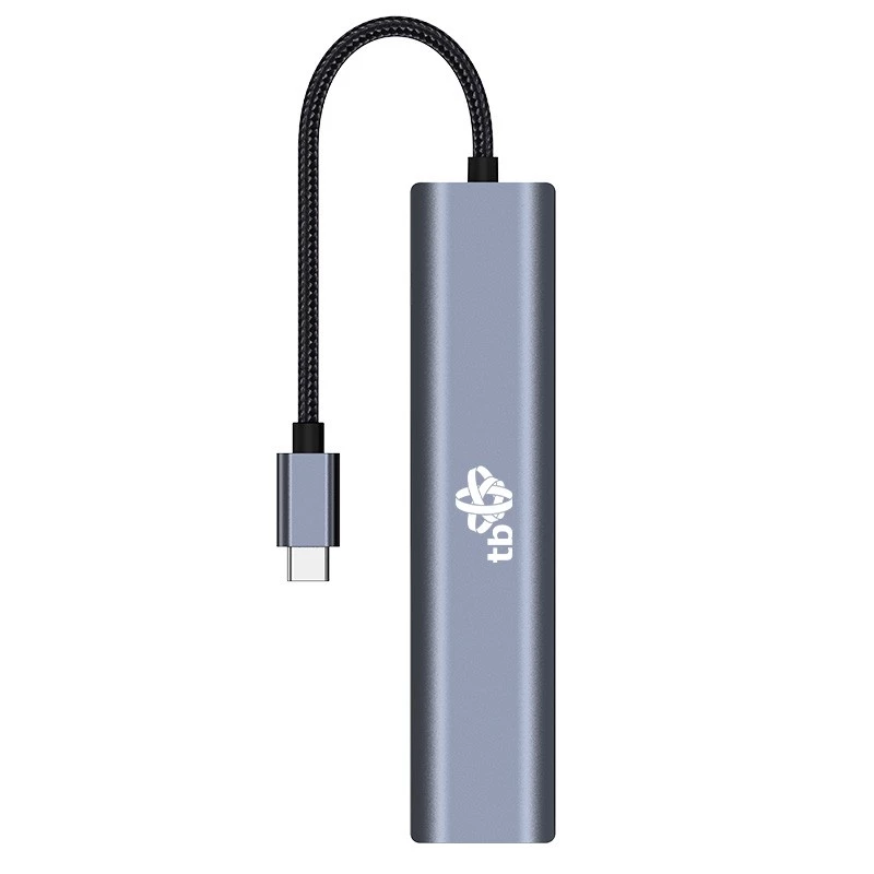 Adaptér HUB USB C 6in1 - HDMI, USBx3, PD, RJ-45