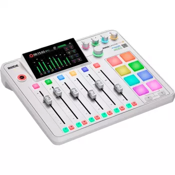 Audio rozhranie Rode RodeCaster Pro II biela — viackanálová USB nahrávacia konzola