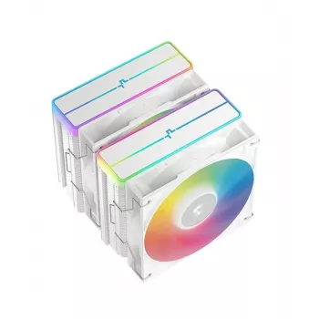 DeepCool AG620 WH ARGB V2 čipset, základná doska vzduchový chladič 12 cm biela 1 ks