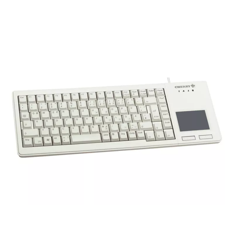 CHERRY XS Touchpad klávesnica univerzálna USB QWERTZ nemecká sivá