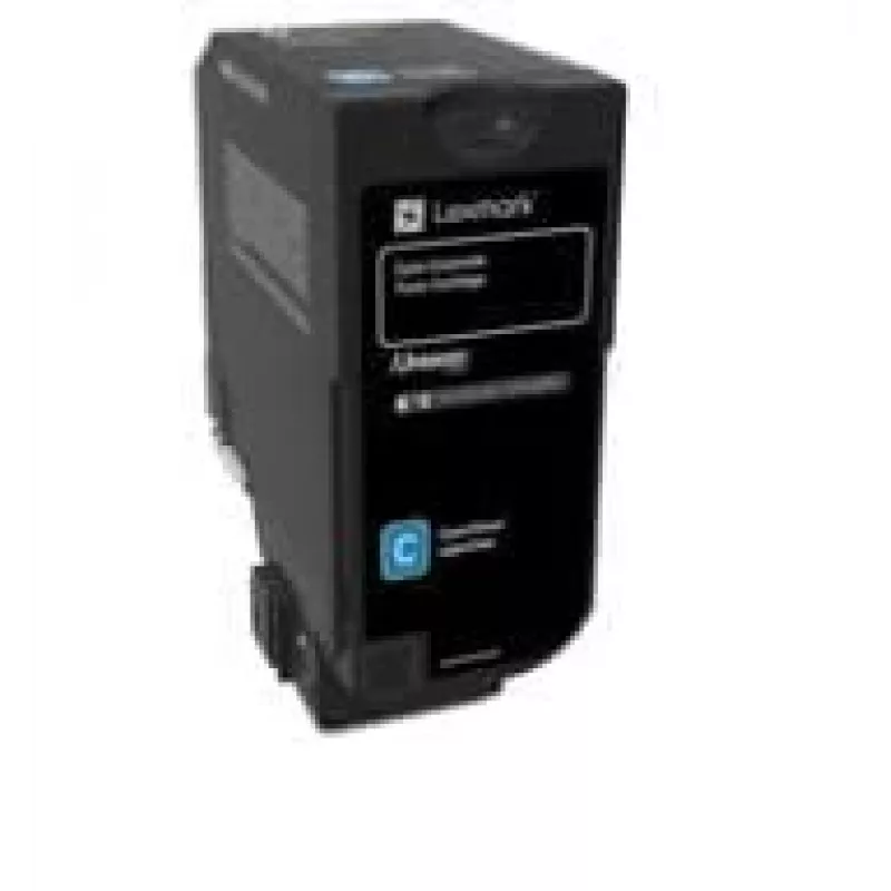 Tonerkartuša Lexmark 74C20CE 2500 strán azúrová