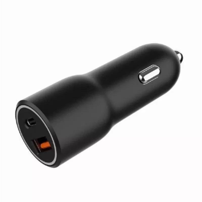 Auto nabíjačka pre mobilné zariadenia Gembird TA-UC-AC2PDQC38-CAR-01, USB-C, 38 W, 12–24 V, čierna