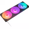 NZXT F360 RGB Core 360mm ARGB 3-balík čierna