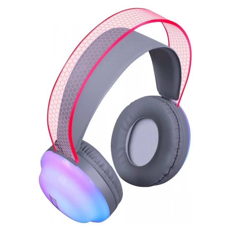 Defender FreeMotion B651 63651 bezdrôtové slúchadlá na uši, Bluetooth 5.3, RGB podsvietenie, 20–20000 Hz, 105 dB, USB-C, AUX, biele