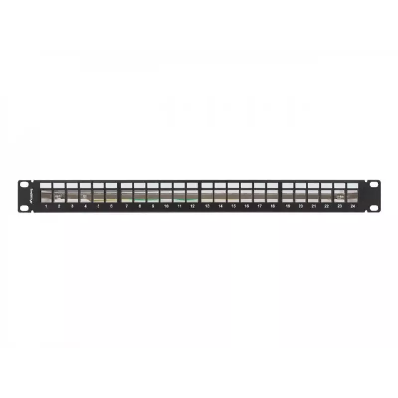 Patch panel prázdny 24 portov 1U 19