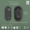 Logitech Pebble 2 Combo bezdrôtová klávesnica a myš QWERTZ Deutsch grafitová