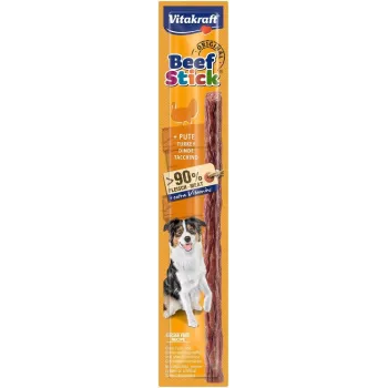 VITAKRAFT Beef Stick s morčacím - maškrta pre psov - 12 g