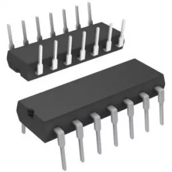Operačný zosilňovač IC Texas Instruments LT1014CN — štvornásobný presný OpAmp v PDIP-14