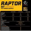 Napájací zdroj RAPTOR 600W BRONZE 80+, Single Rail, DC-DC