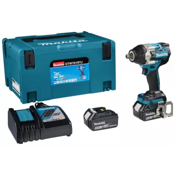 Makita DTW701RTJ akumulátorový rázový uťahovák 1000 ot/min čierna, modrá