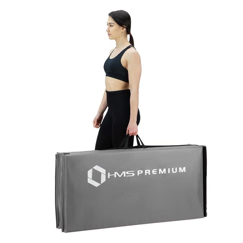 HMS Fitness MGS01 univerzálna tréningová podložka sivá