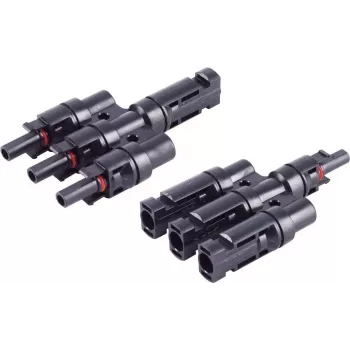 shiverpeaks ®-PV4 T-adapter sada, 3/1, IP68, 1,5 kV, čierna (BS02-21013)