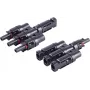 shiverpeaks ®-PV4 T-adapter sada, 3/1, IP68, 1,5 kV, čierna (BS02-21013)