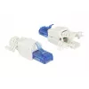 Konektor samec RJ-45 DeLOCK 86417 modrý biely