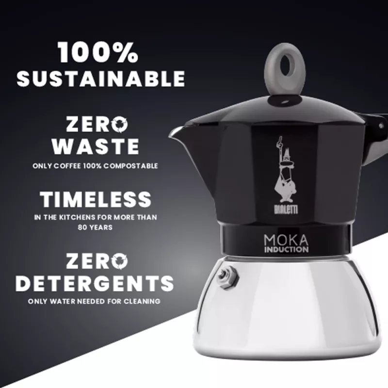 Bialetti Moka Induction moka kanvica 4 šálky