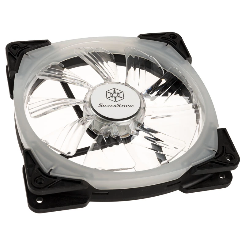Skriňový ventilátor SILVERSTONE SST-FW142-RGB 140mm 1500U/min – RGB LED, kompatibilný s PWM