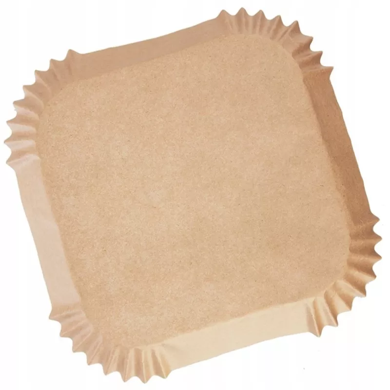 Heckermann papierové vložky do fritézy 21×21 cm štvorcové, 100 ks (model 120071)