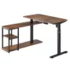 Elektricky výškovo nastaviteľný stôl ergo office 380623 — max. výška 121 cm, max. zaťaženie 70 kg