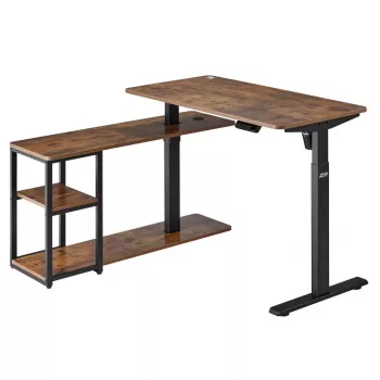 Elektricky výškovo nastaviteľný stôl ergo office 380623 — max. výška 121 cm, max. zaťaženie 70 kg