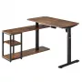 Elektricky výškovo nastaviteľný stôl ergo office 380623 — max. výška 121 cm, max. zaťaženie 70 kg