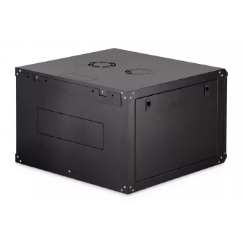 Nástenný 19-palcový rack DIGITUS Dynamic-N DN-37103 — 7U, 600x600 mm, IP20, nezmontovaný, čierny