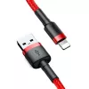 Baseus Cafule USB Lightning kábel 2,4A 1m (čierny + červený)
