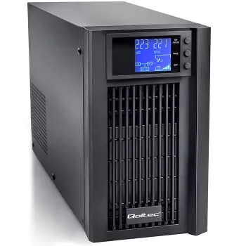 UPS QOLTEC Pure Sine Wave 2kVA 1600W s AVR a LCD displejom