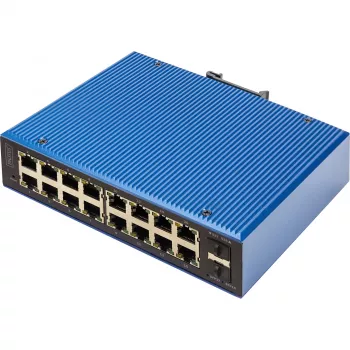 Spravovaný switch DIGITUS DN-651159 16+2-port Gigabit Ethernet PoE