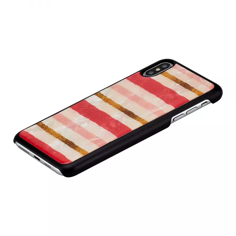 Puzdro na telefón iKins pre iPhone XS Max — čierna, dizajn Shortcake