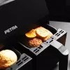 Teplovzdušná fritéza Petra PT4750BLKVDEEU7, dvojkomorová, objem 3,7 l, čierna