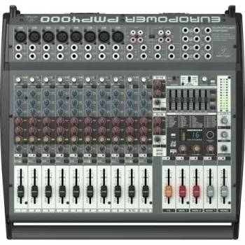 Behringer PMP4000 audio mixér 20 kanálov 10 - 200000 Hz čierny