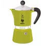 Bialetti Rainbow moka kanvica 0,27 l zelená
