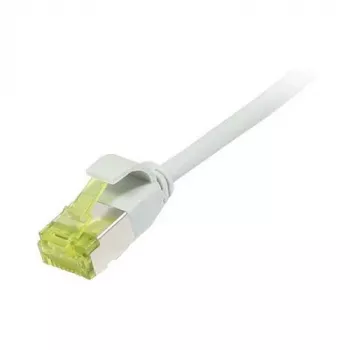 Patch kábel RJ45, CAT6A 500 MHz, 10 m, sivý, U/FTP, slimline okrúhly kábel d=3,8 mm, TPE/LSZH (Superflex), AWG32, s Cat.7 hrubým káblom, Synergy 21 (S217309V3)