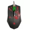 Gaming myš A4Tech BLOODY A60 — optická, obojručná, 6200 DPI, USB Type-A, 8 tlačidiel, čierna