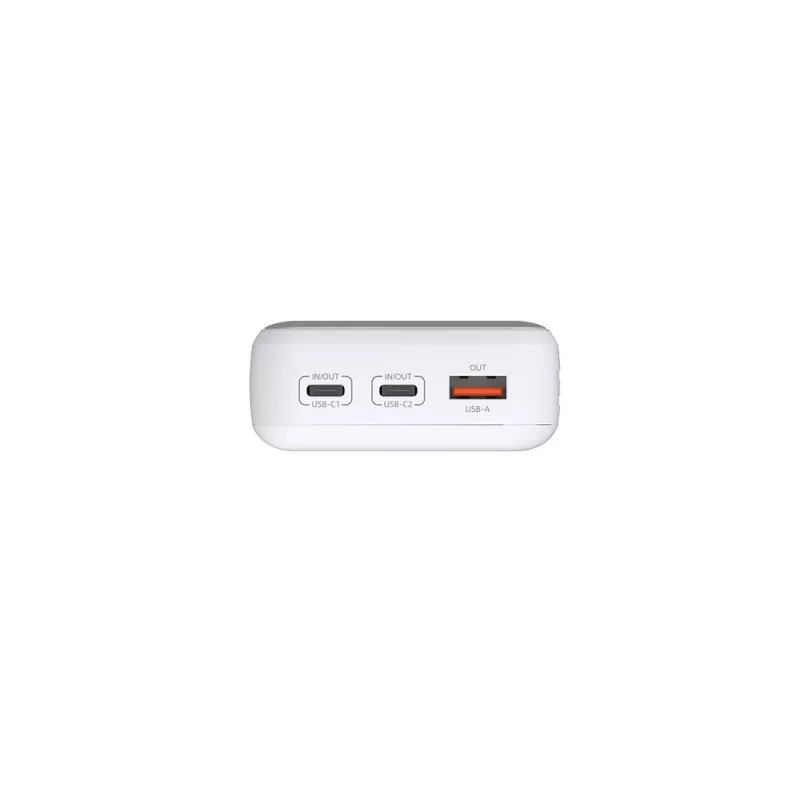 Powerbanka D-Link DPP-201 — 20000 mAh, 1× USB-A, 2× USB-C, biela