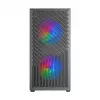 Tacens Mars MC-VORTEX mATX skriňa, čierna, 3 ventilátory FRGB 120 mm