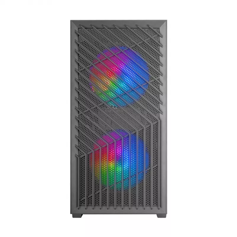 Tacens Mars MC-VORTEX mATX skriňa, čierna, 3 ventilátory FRGB 120 mm